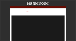 Desktop Screenshot of parkplacestorage.net