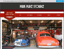 Tablet Screenshot of parkplacestorage.net